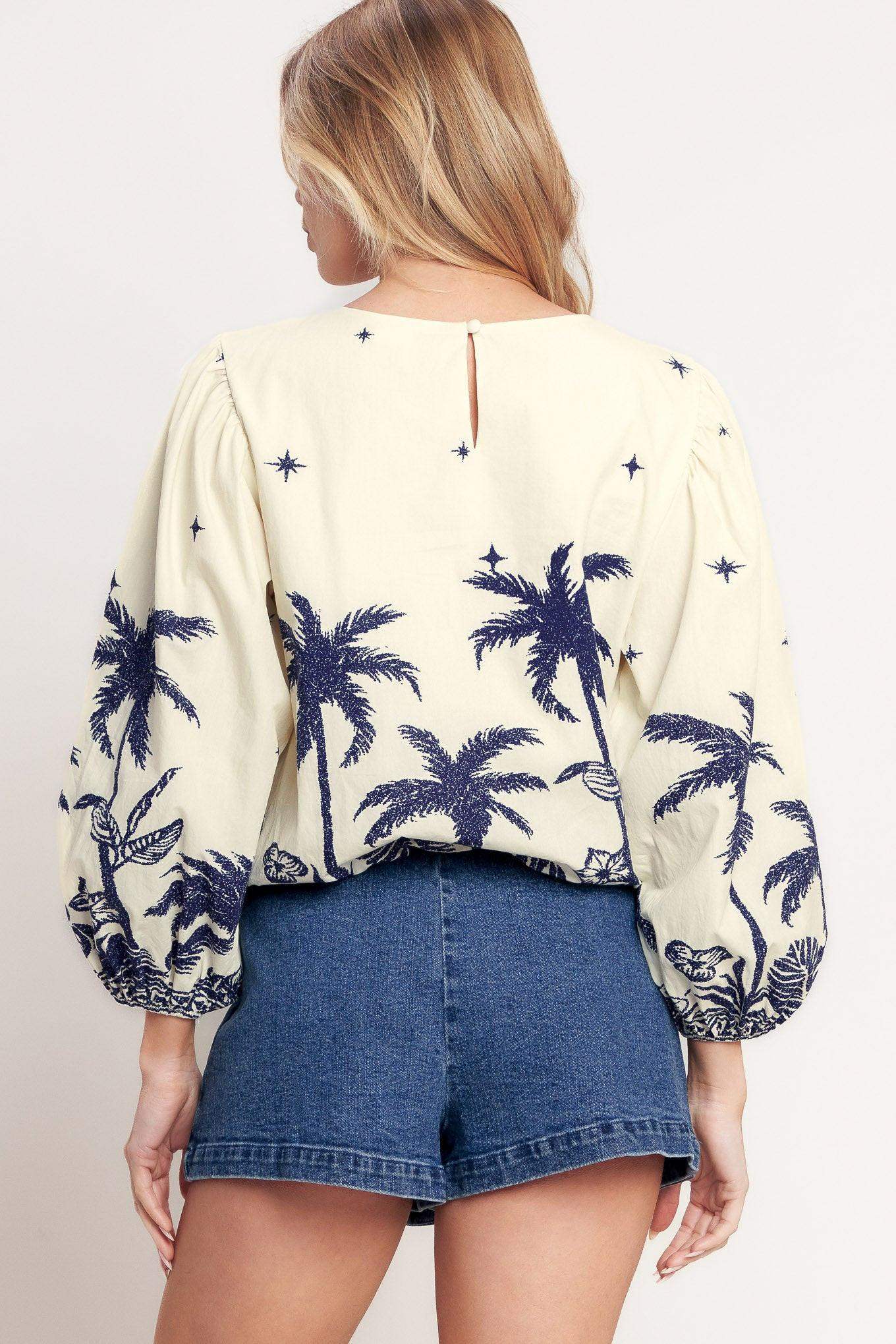BOHO CONSTELLATION WOVEN TOP - Flying Tomato - Flyclothing LLC