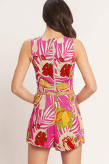 ARTY VACATION WOVEN TOP - Flying Tomato - Flyclothing LLC
