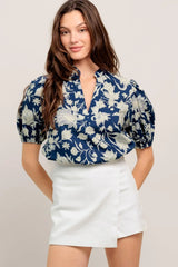 FEELING ROMANTIC WOVEN TOP - Flying Tomato - Flyclothing LLC
