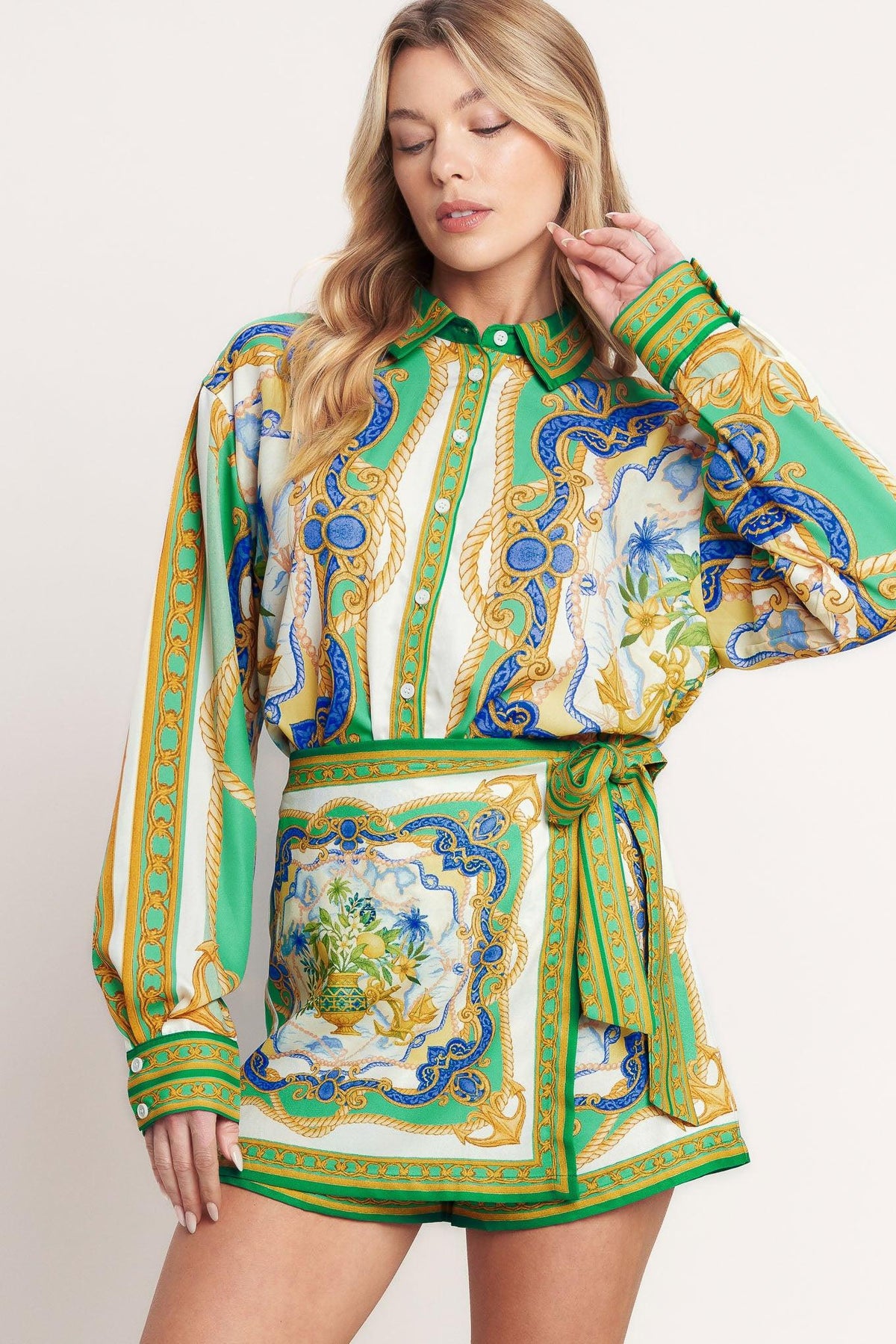 VINTAGE HEIRESS WOVEN TOP - Flying Tomato - Flyclothing LLC