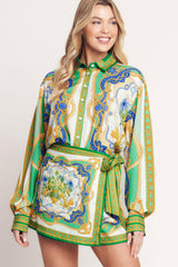 VINTAGE HEIRESS WOVEN TOP - Flying Tomato - Flyclothing LLC