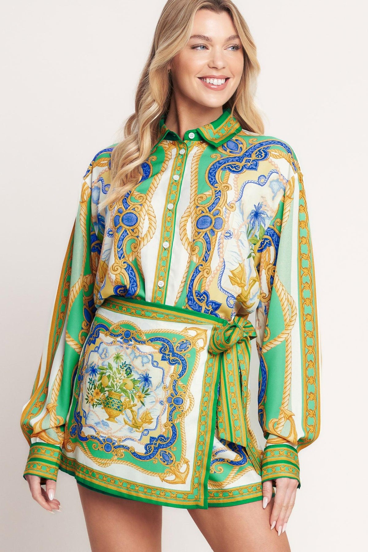 VINTAGE HEIRESS WOVEN TOP - Flying Tomato - Flyclothing LLC