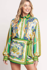 VINTAGE HEIRESS WOVEN TOP - Flying Tomato - Flyclothing LLC
