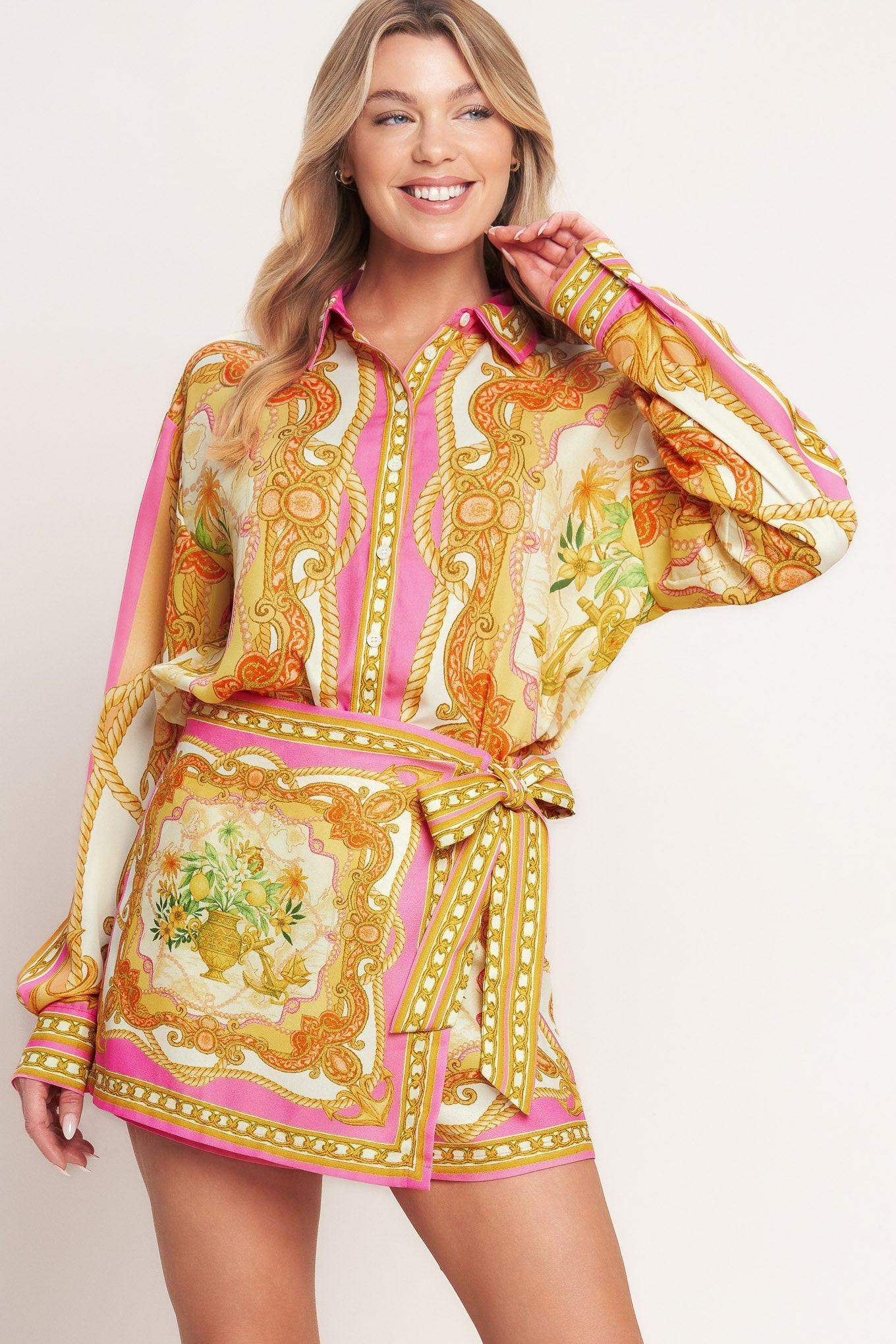 VINTAGE HEIRESS WOVEN TOP - Flying Tomato - Flyclothing LLC