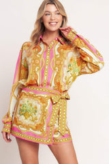 VINTAGE HEIRESS WOVEN TOP - Flying Tomato - Flyclothing LLC