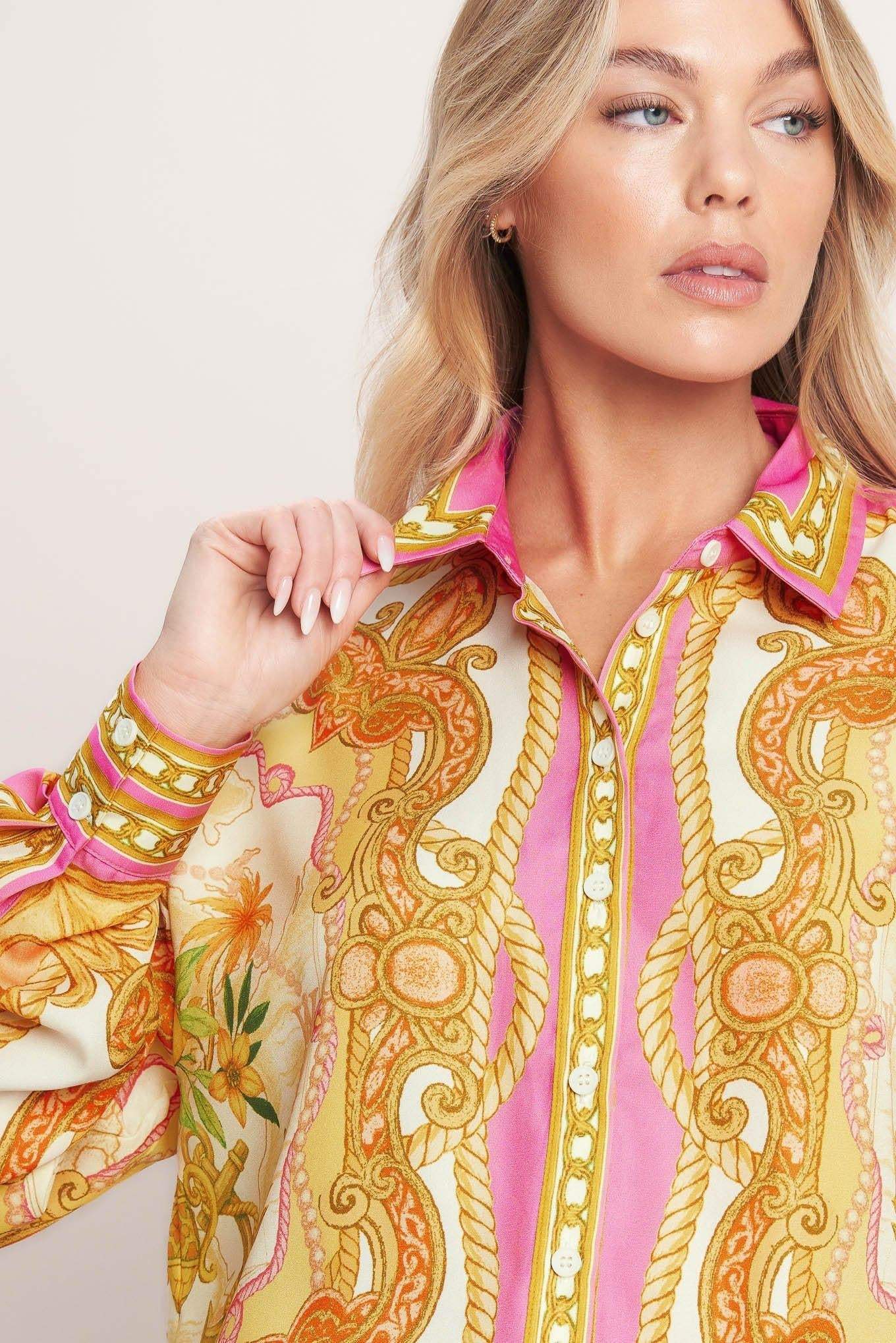 VINTAGE HEIRESS WOVEN TOP - Flying Tomato - Flyclothing LLC