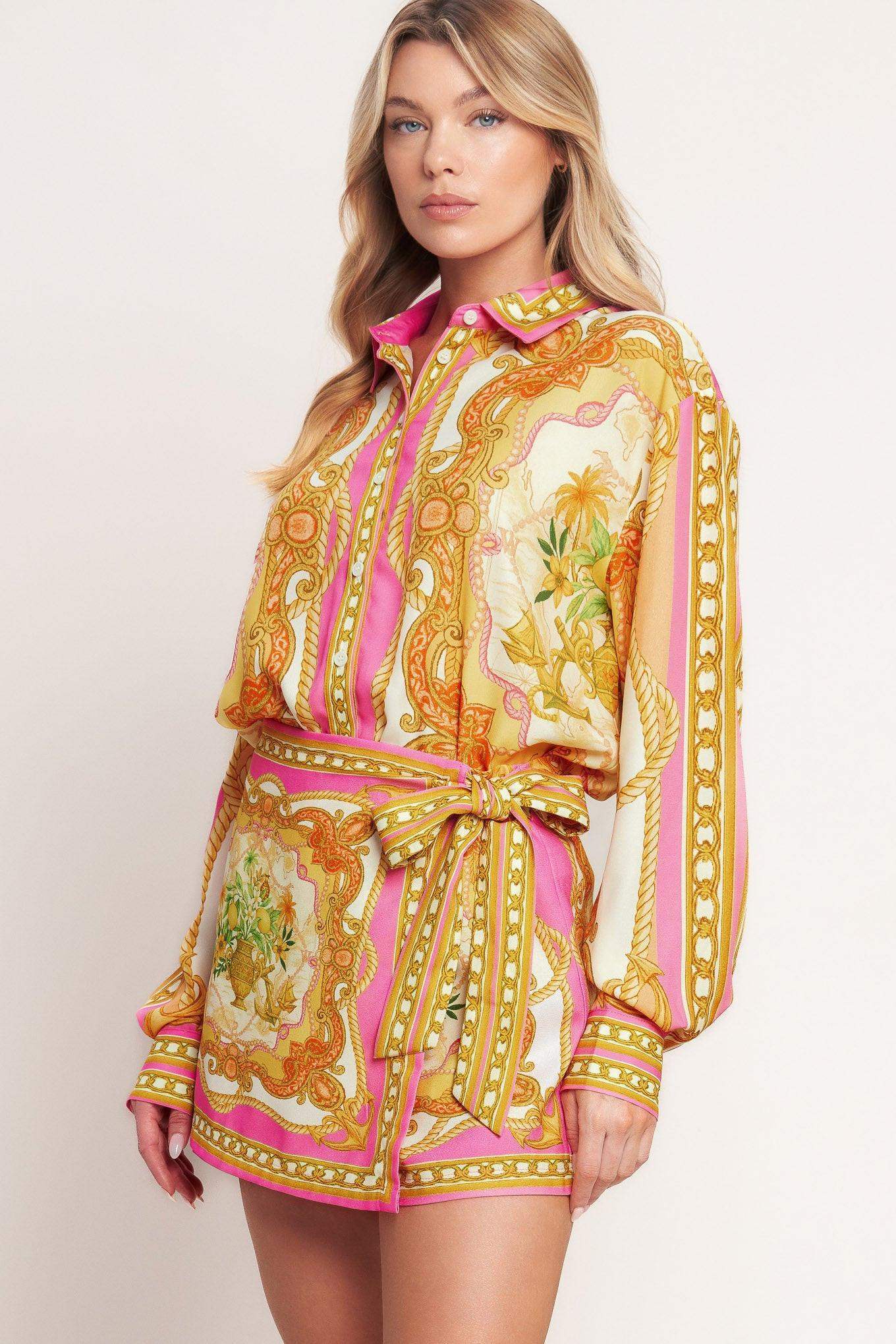 VINTAGE HEIRESS WOVEN TOP - Flying Tomato - Flyclothing LLC