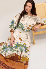 SUNLIT GARDEN WOVEN OFF SHOULDER TOP - Flying Tomato - Flyclothing LLC