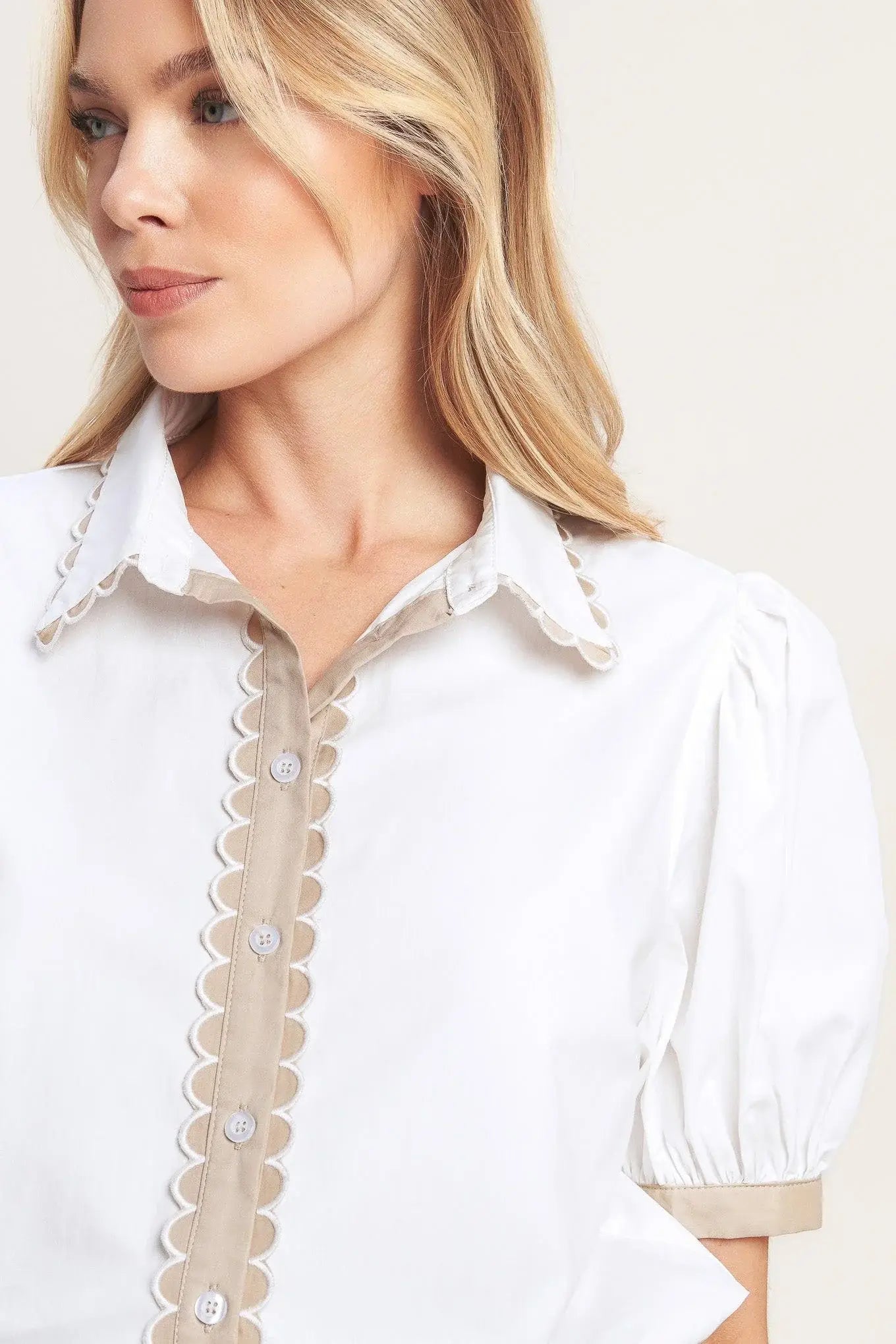REFINED DAY WOVEN TOP - Flying Tomato - Flyclothing LLC