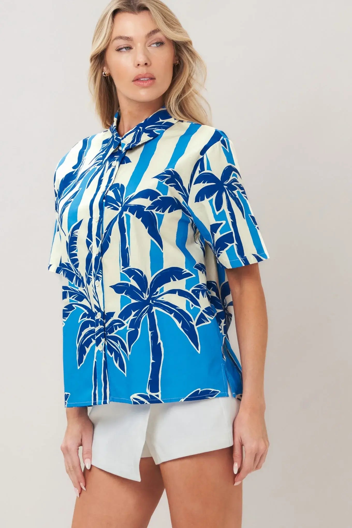 NOIR RESORT WOVEN TOP - Flying Tomato - Flyclothing LLC