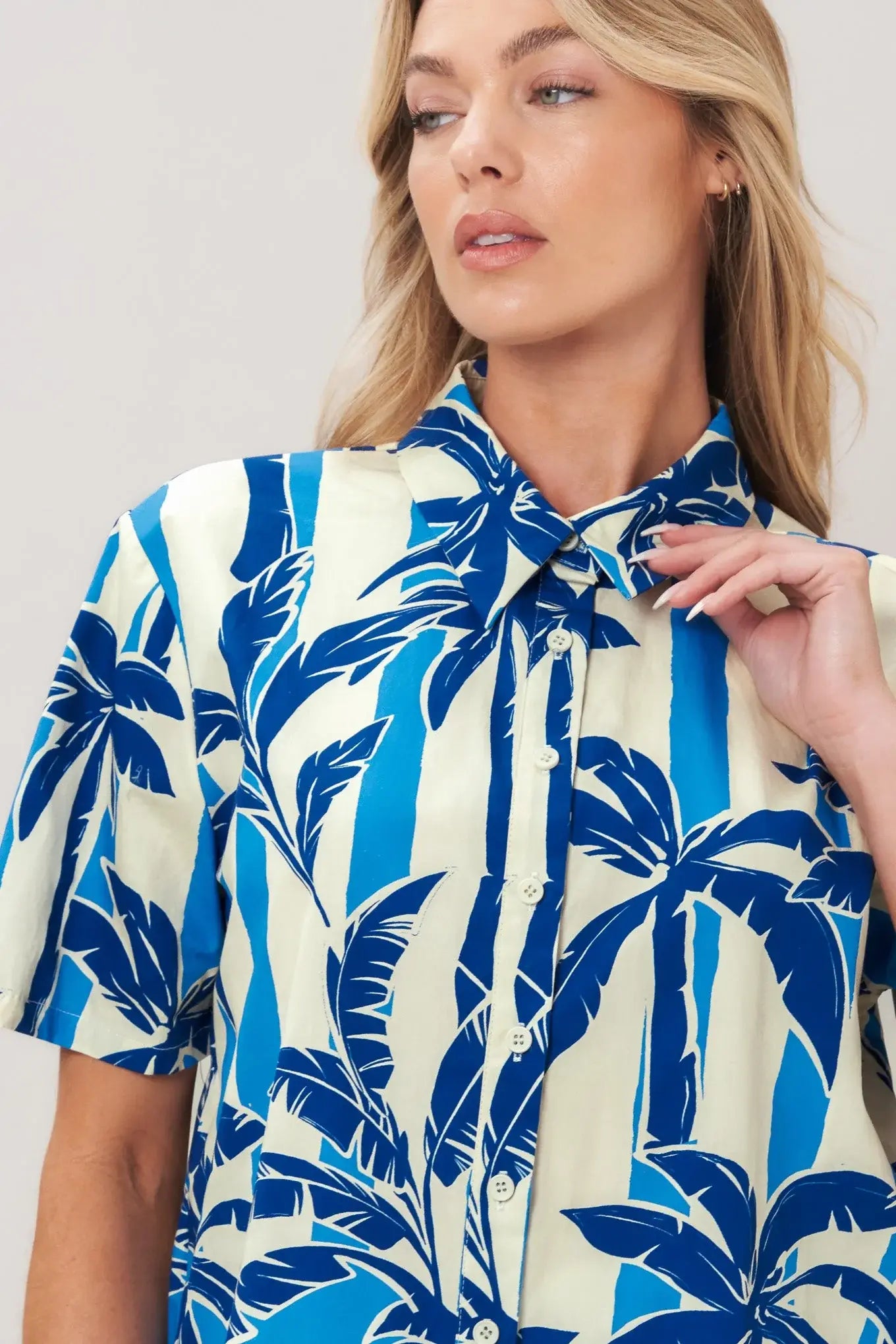 NOIR RESORT WOVEN TOP - Flying Tomato - Flyclothing LLC