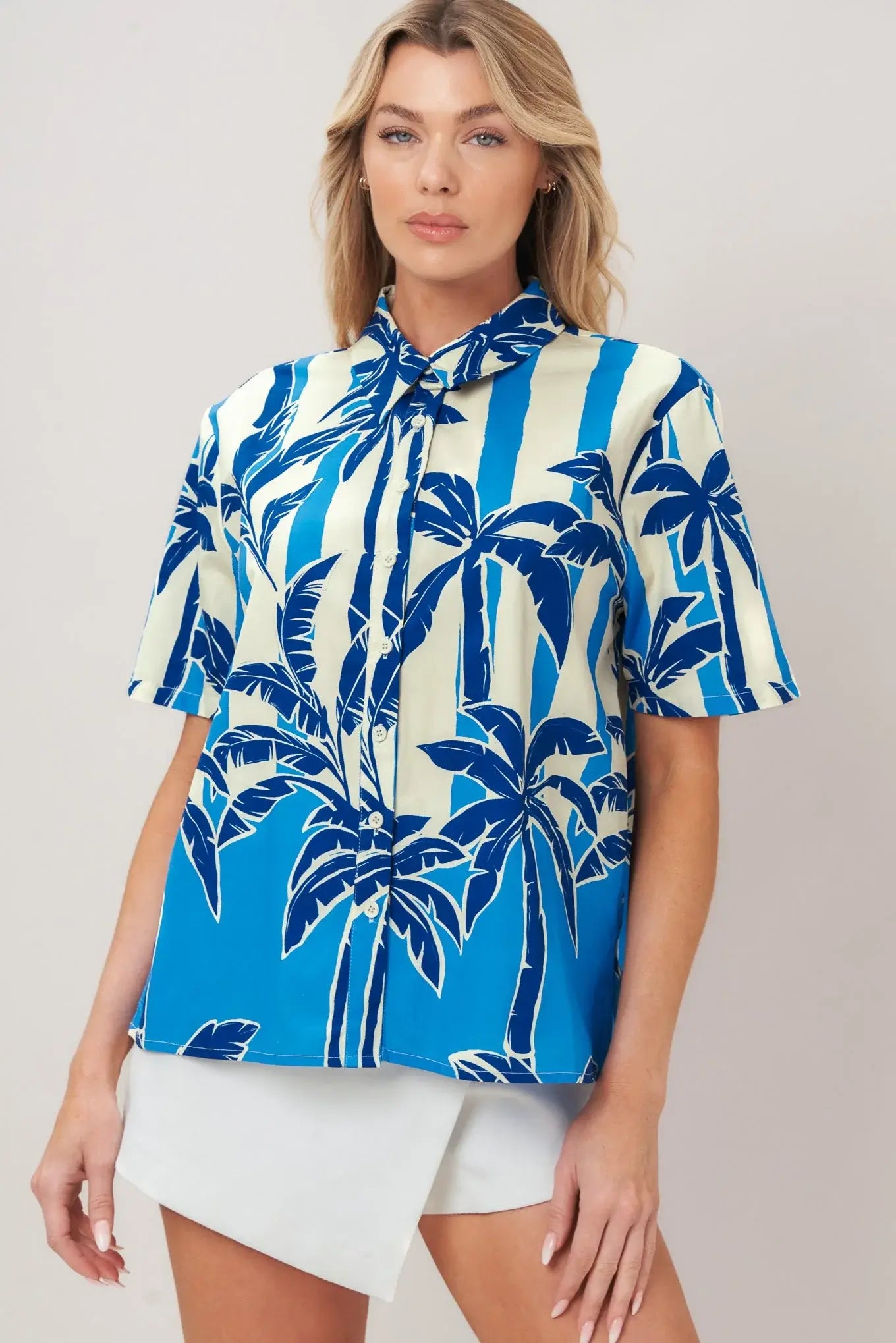 NOIR RESORT WOVEN TOP - Flying Tomato - Flyclothing LLC