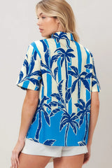 NOIR RESORT WOVEN TOP - Flying Tomato - Flyclothing LLC