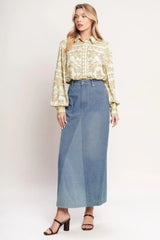 PALM BAZAAR WOVEN TOP - Flying Tomato - Flyclothing LLC