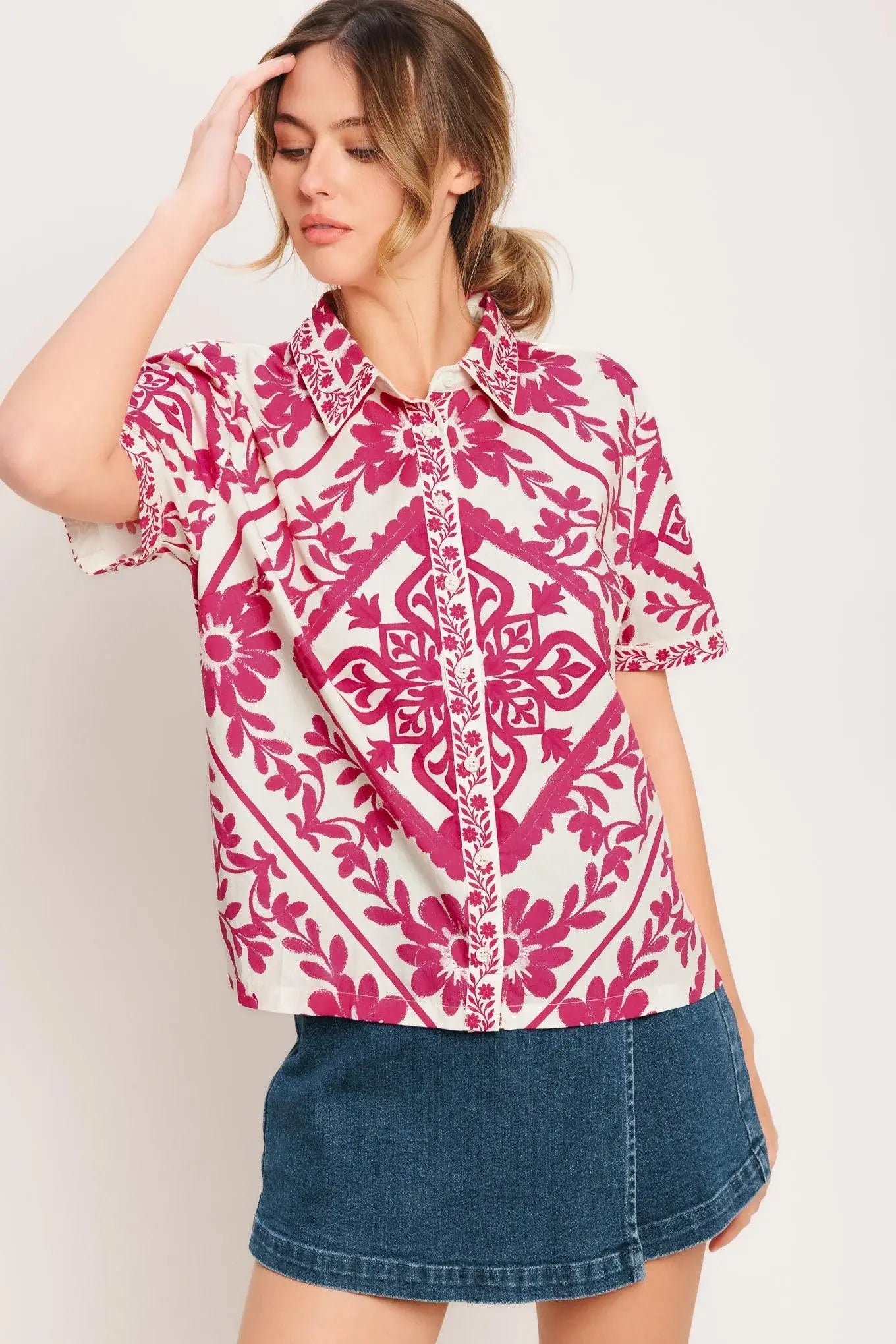 WEEKDAY WRAP WOVEN TOP - Flying Tomato - Flyclothing LLC