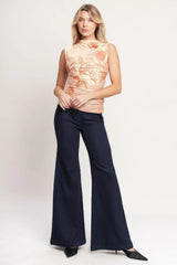 DELICATE DREAM POWER MESH TOP - Flying Tomato - Flyclothing LLC