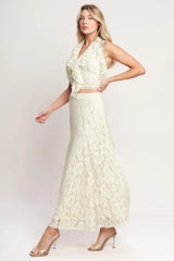 BALLET MUSE WOVEN LACE TOP - Flying Tomato - Flyclothing LLC