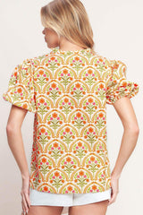 JUST ADD SUNSHINE WOVEN TOP - Flying Tomato - Flyclothing LLC