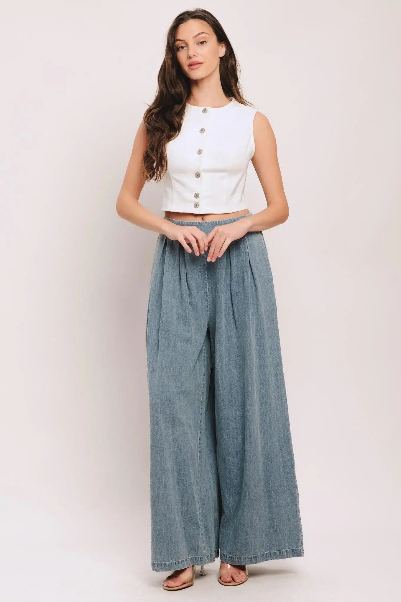 EASY WEAR WESTERN WOVEN TOP - Flying Tomato - Flyclothing LLC