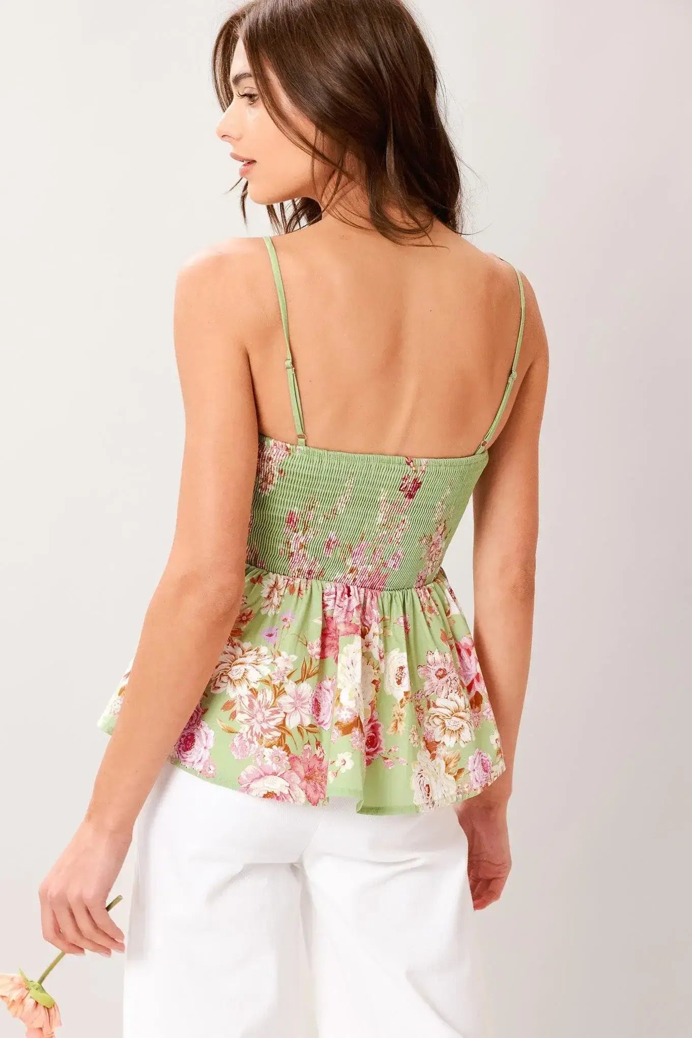 SOFT GARDEN WOVEN TOP - Flying Tomato - Flyclothing LLC