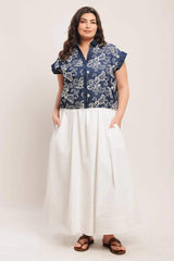 HANDCRAFTED FEEL EMBROIDERY TOP - Flying Tomato - Flyclothing LLC
