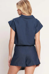 HANDCRAFTED FEEL EMBROIDERY TOP - Flying Tomato - Flyclothing LLC
