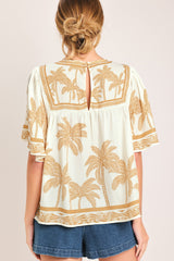 BREEZE STORY WOVEN TOP