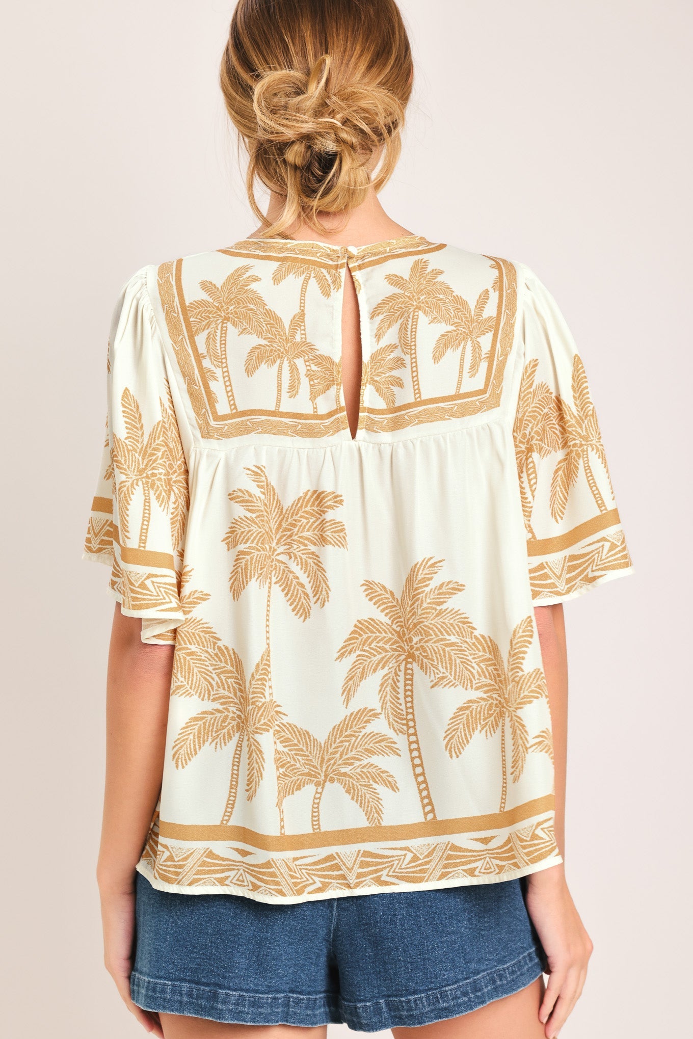 BREEZE STORY WOVEN TOP