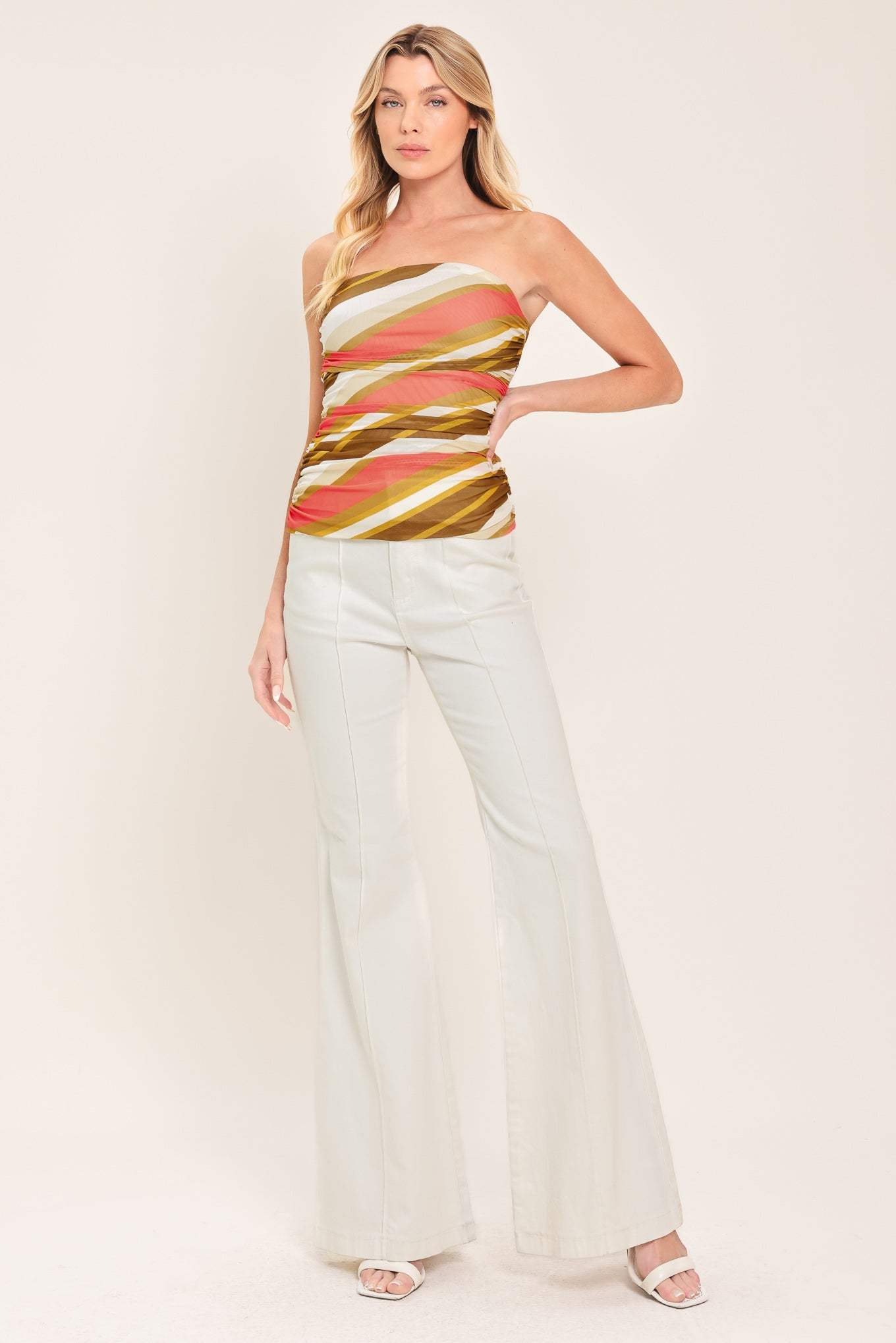 SUNKISSED MOOD POWER MESH TUBE TOP - Flying Tomato - Flyclothing LLC