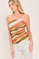 SUNKISSED MOOD POWER MESH TUBE TOP - Flying Tomato - Flyclothing LLC