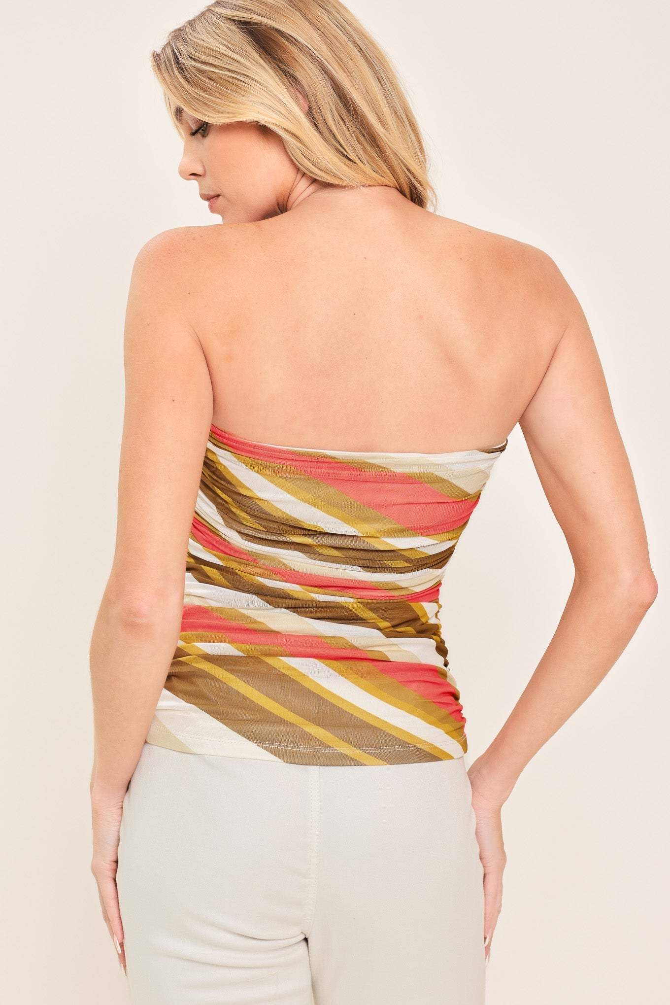 SUNKISSED MOOD POWER MESH TUBE TOP - Flying Tomato - Flyclothing LLC