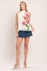 LILY DREAM WOVEN TOP - Flying Tomato - Flyclothing LLC