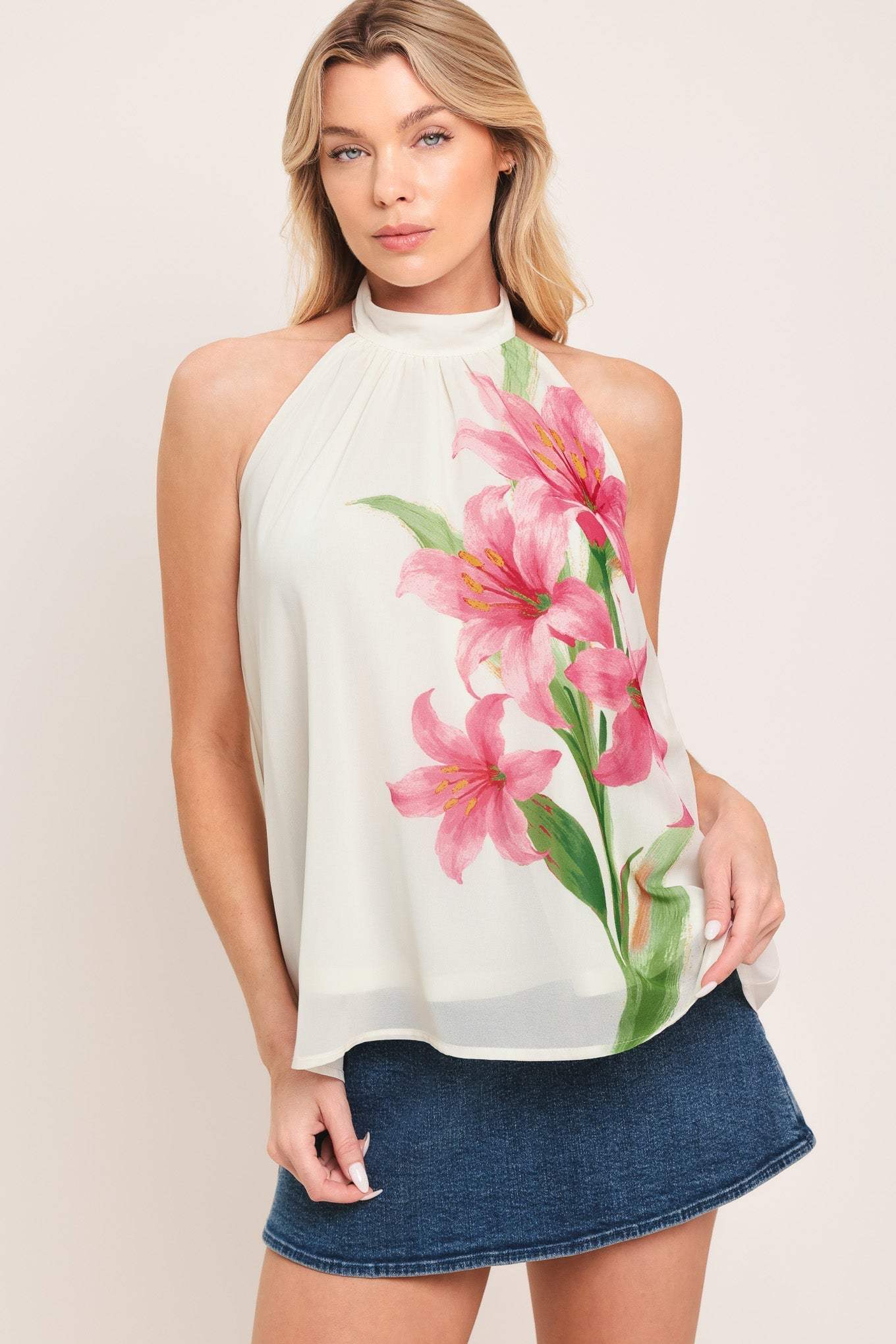 LILY DREAM WOVEN TOP - Flying Tomato - Flyclothing LLC