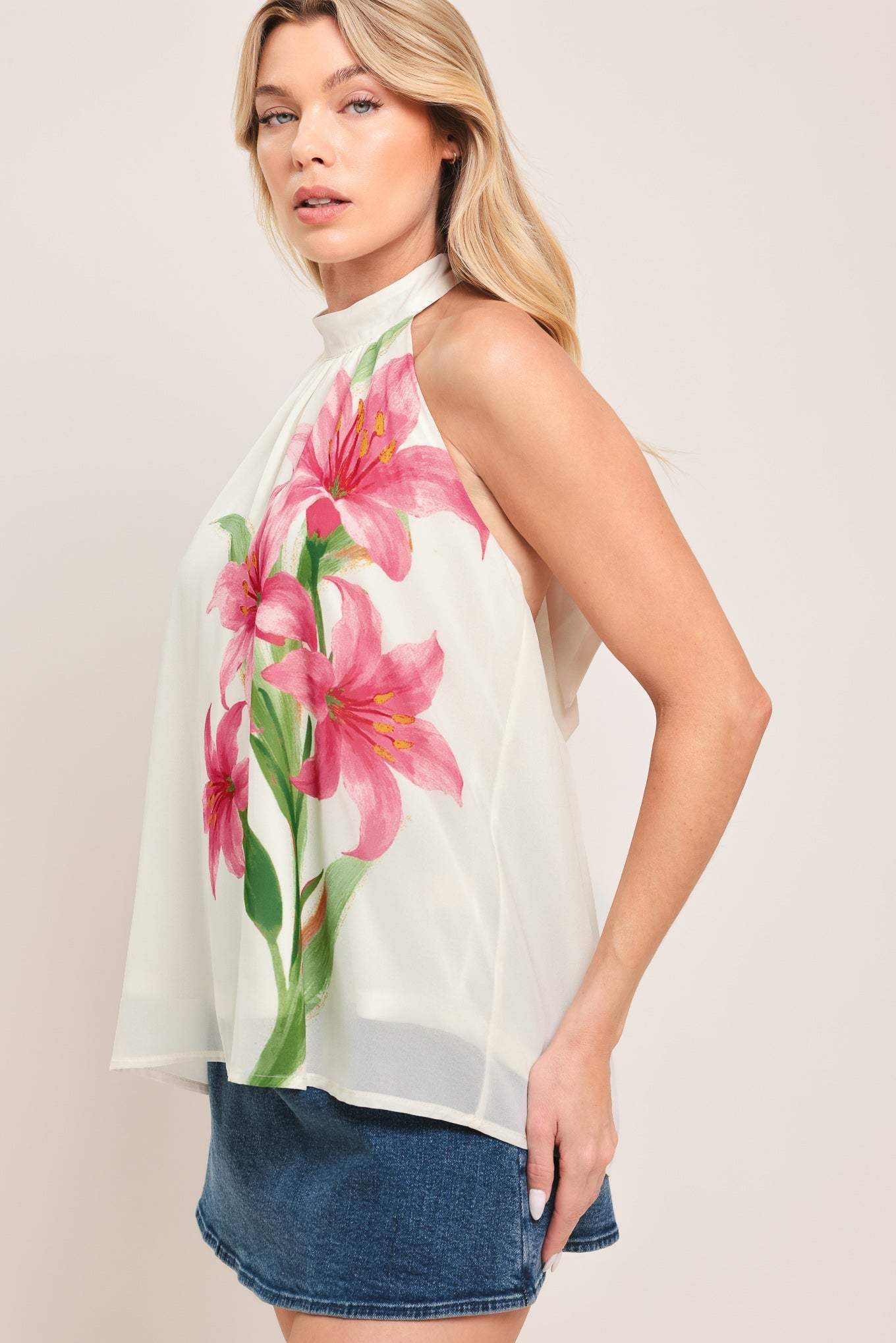 LILY DREAM WOVEN TOP - Flying Tomato - Flyclothing LLC