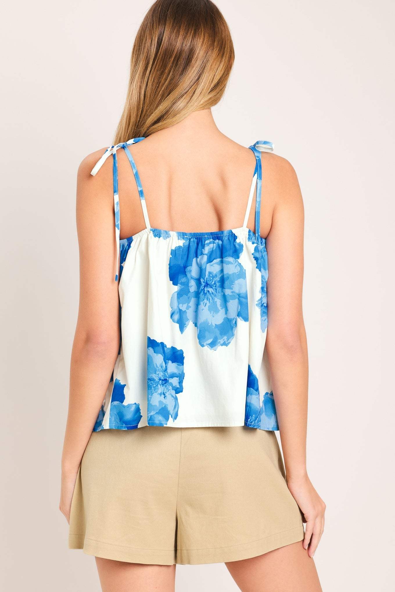 TROPIC BLUE WOVEN TOP - Flying Tomato - Flyclothing LLC