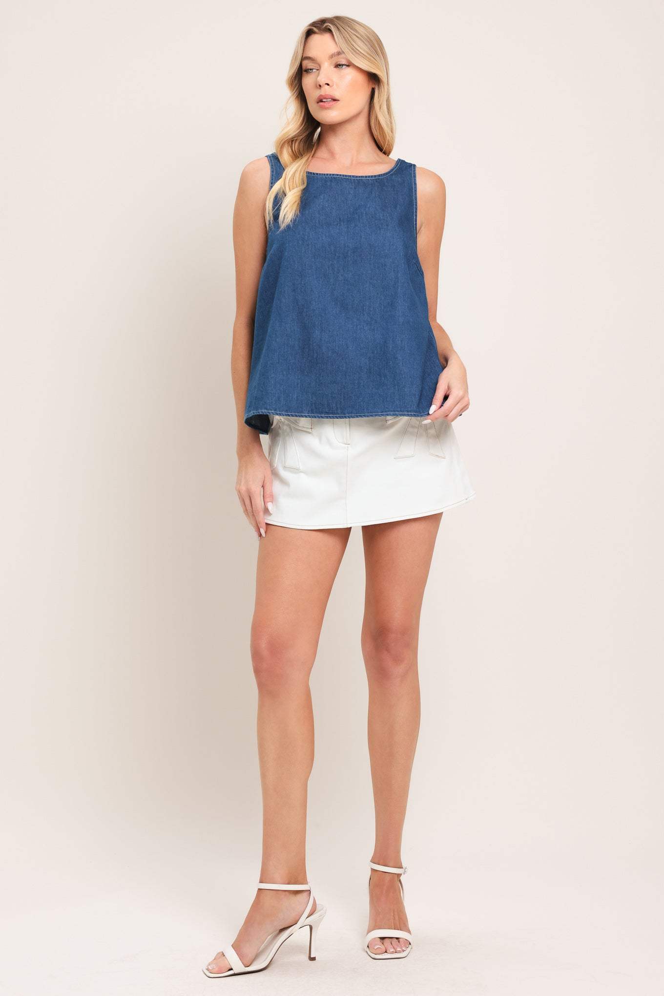 WASHED FLOW WOVEN TOP - Flying Tomato - Flyclothing LLC