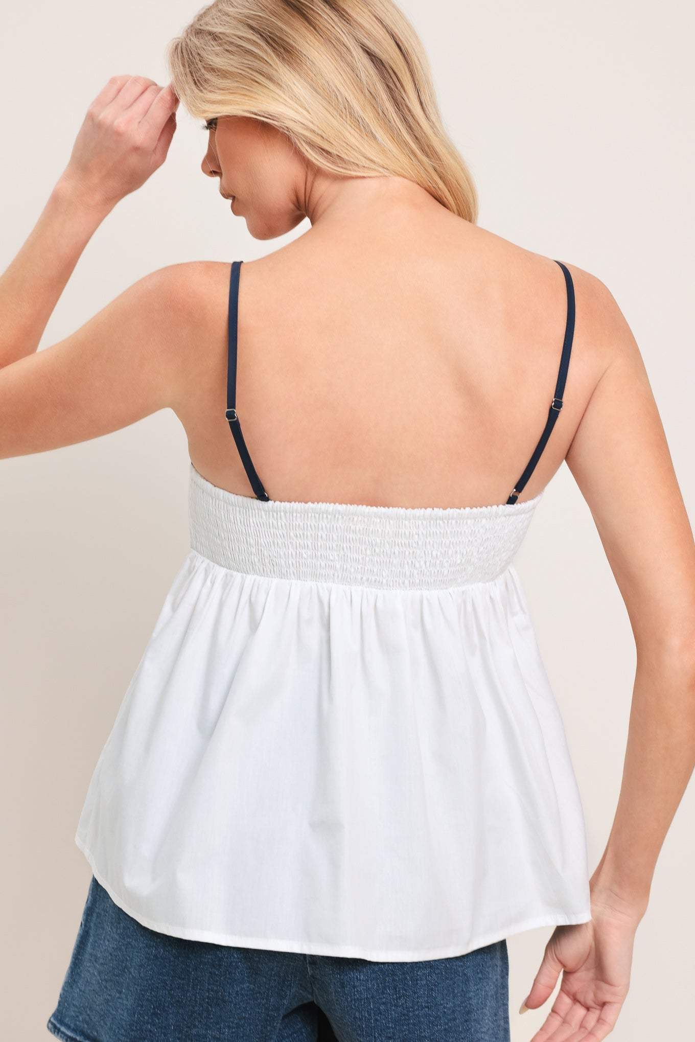 SWEET WHISPER WOVEN TOP - Flying Tomato - Flyclothing LLC