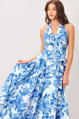 SKY BLOSSOM WOVEN TOP - Flying Tomato - Flyclothing LLC