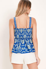 ROYAL FLUSH WOVEN TOP - Flying Tomato - Flyclothing LLC