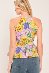 BLOSSOM MARKET WOVEN TOP