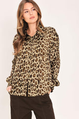 JUNGLE GLAM WOVEN TOP - Flying Tomato - Flyclothing LLC