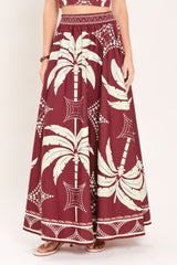 PARADISE CHARM WOVEN TOP AND SKIRT SET - Flying Tomato - Flyclothing LLC