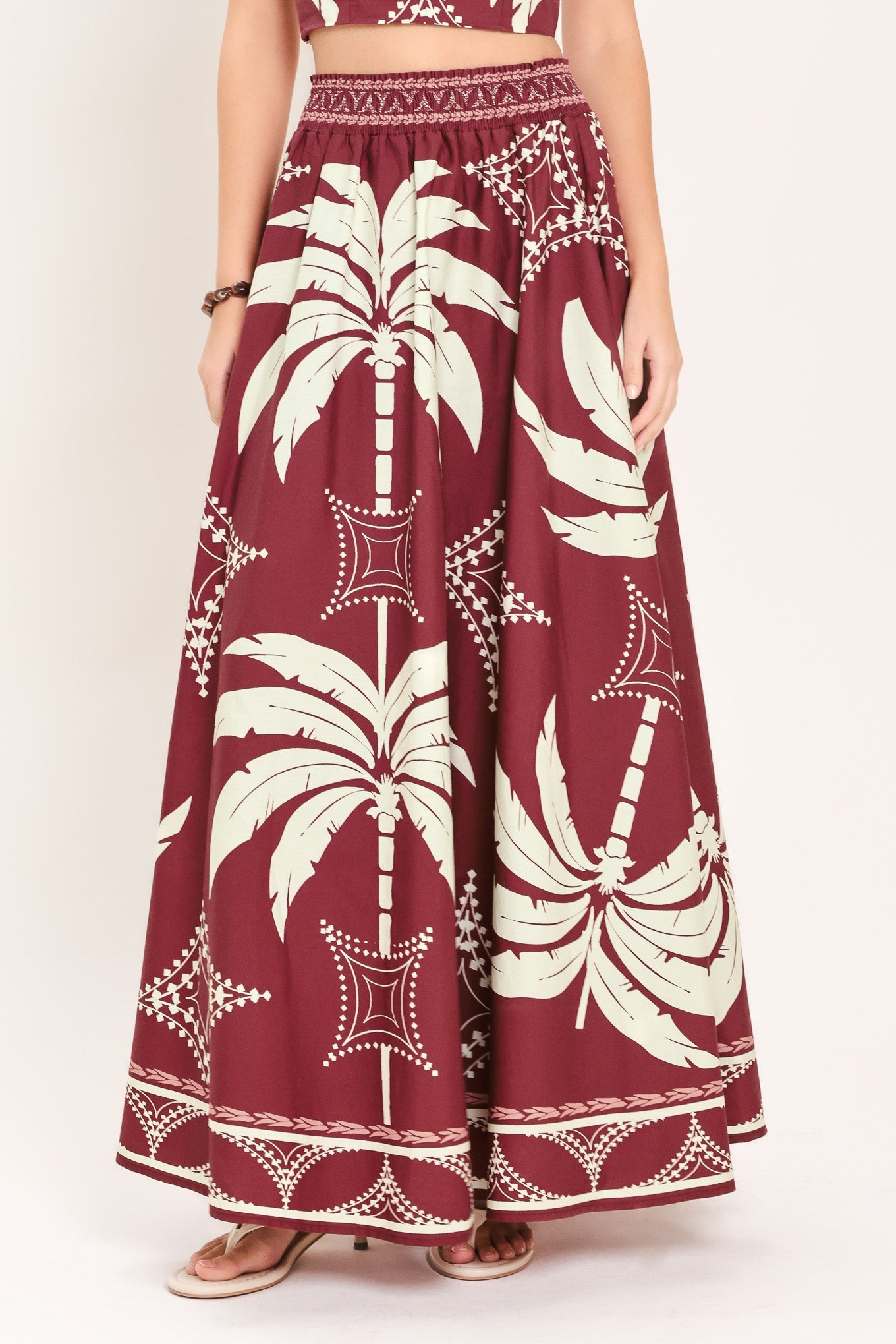 PARADISE CHARM WOVEN TOP AND SKIRT SET - Flying Tomato - Flyclothing LLC