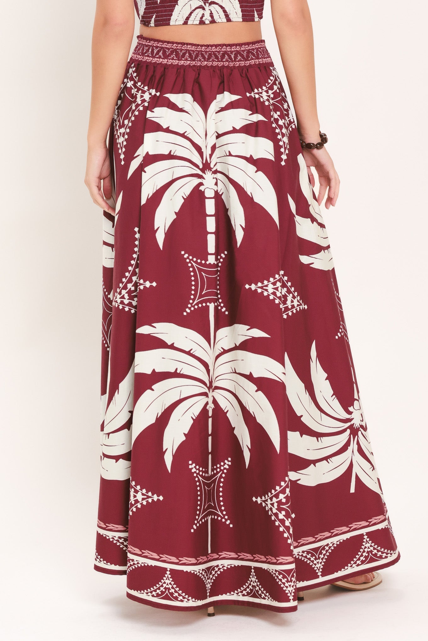 PARADISE CHARM WOVEN TOP AND SKIRT SET - Flying Tomato - Flyclothing LLC