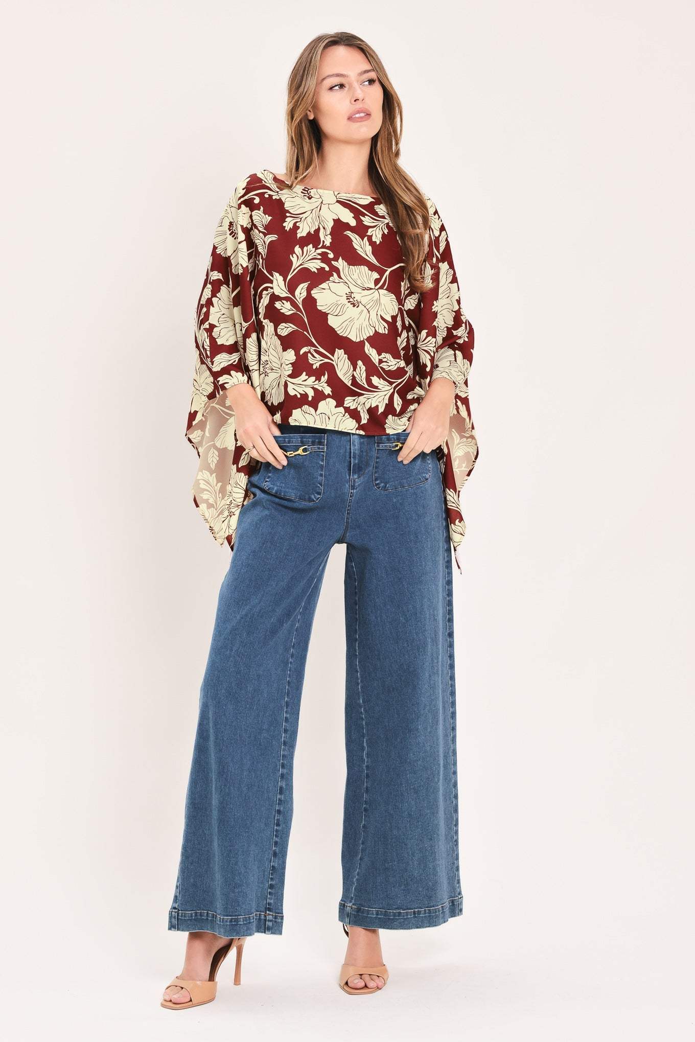 RUBY VINE INTERLUDE WOVEN TOP