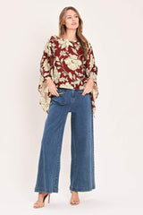 RUBY VINE INTERLUDE WOVEN TOP