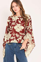 RUBY VINE INTERLUDE WOVEN TOP