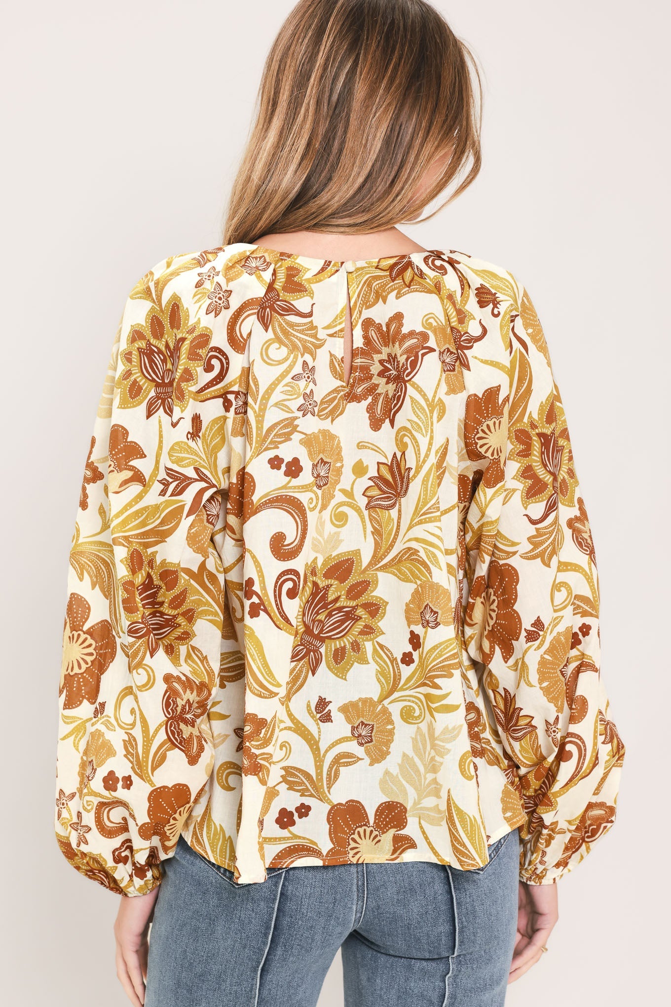 MARIGOLD VINE FABLE WOVEN TOP
