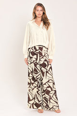 CANDLELIGHT COLLAR GRACE WOVEN TOP