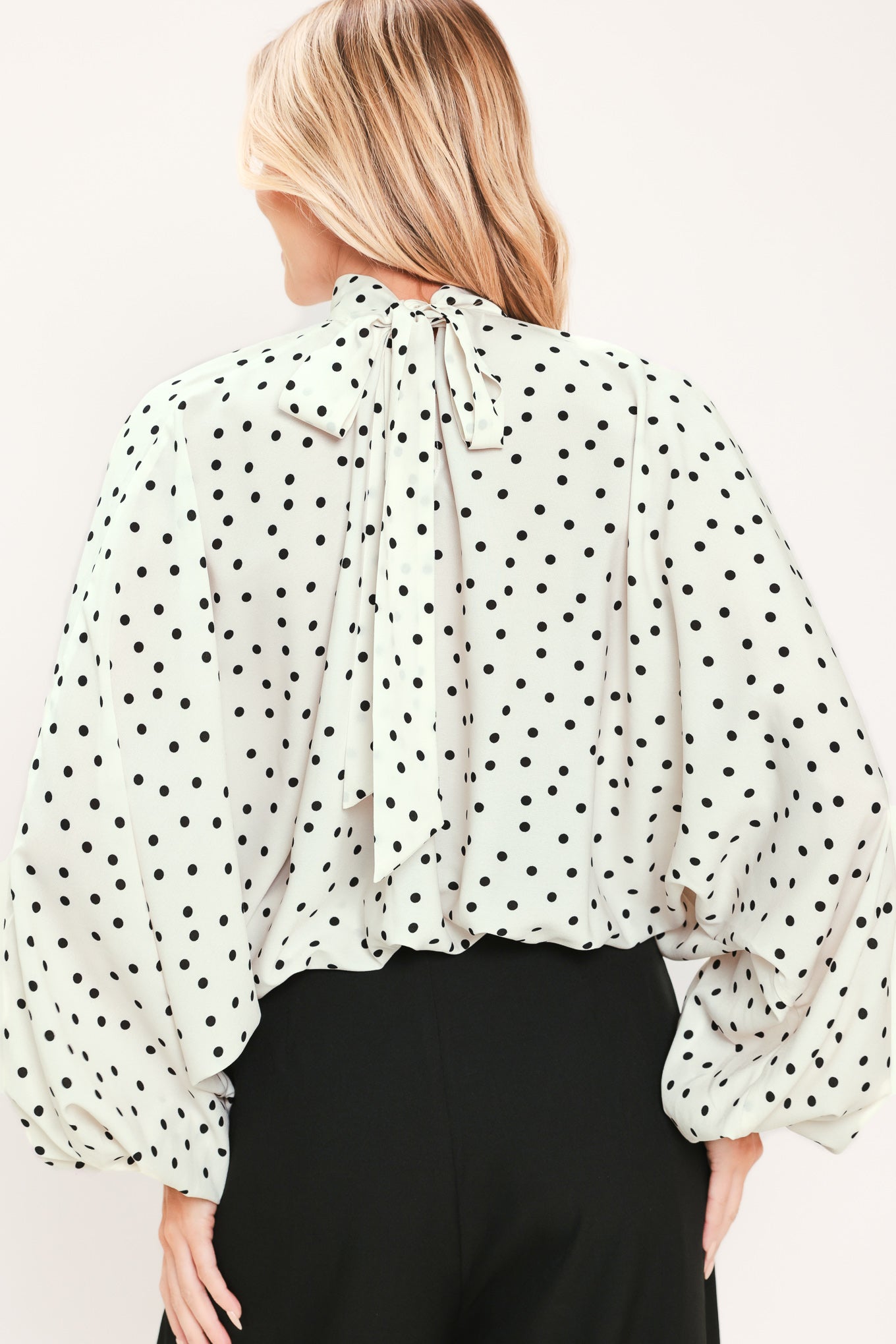 PEARL SPECKLE CHIC WOVEN TOP